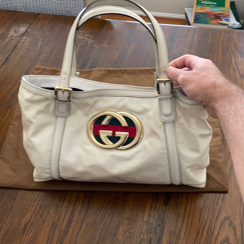 SOLD Authentic Gucci Medium Britt Handbag